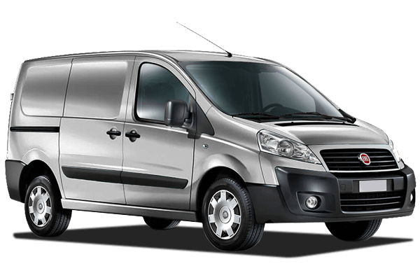Vue latérale du fourgon FIAT SCUDO II - 2007 – modèle utilitaire aménageable